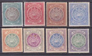 Antiqua 31-38 Mint OG (Some Toning) 1908-20 Seal of Colony Full Set Scv $136.00