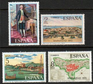 Spain Sc #1734-1737 MNH