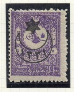 Turkey  1915 Issue Fine Mint Hinged 5p. Star & Crescent Optd 320877