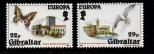 Gibraltar Sc 483-84 1986 Europa stamp set mint NH