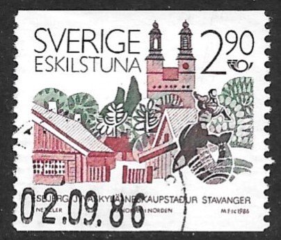 SWEDEN 1986 2.90k Nordic Cooperation Issue Sc 1604 VFU