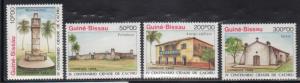 Guinea Bissau 823-26 Church Buildings Mint NH