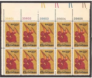 1550 MNH Plate Block of 10 UL #35601-05