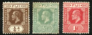 Fiji Scott 79-81 - Unused F-VFHPG - SCV $8.25