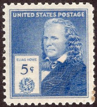 United States 892 - Mint-NH  - 5c Elias Howe (1940) (cv $1.10)