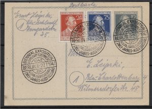 Allied Occupation: 1947 Stationary with Scarce Special Cancellation