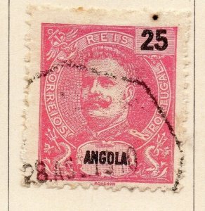 Angola 1903 Early Issue Fine Used 25r. 076512