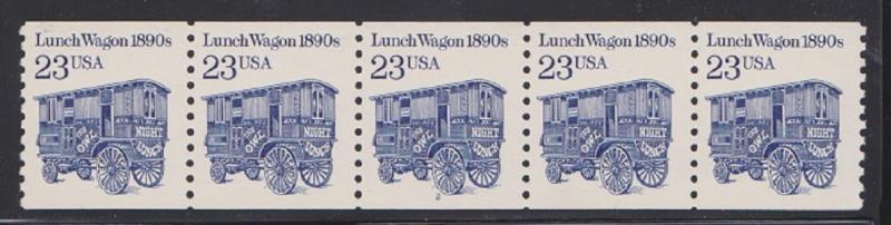 US #2464 Lunch Wagon F-VF MNH PNC5 #2