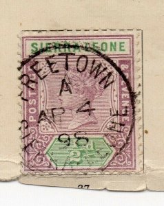 Sierra Leone 1890s QV Early Issue Fine Used 1/2d. NW-163863