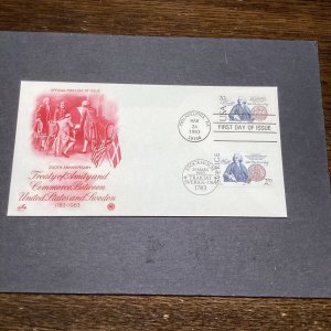 200th Ann Year Treaty Of Amity Commerce Between US-Sweden 1983 First Day Cover