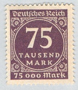 Germany 240 Unused 75th Mark 2 1923 (G0677)+