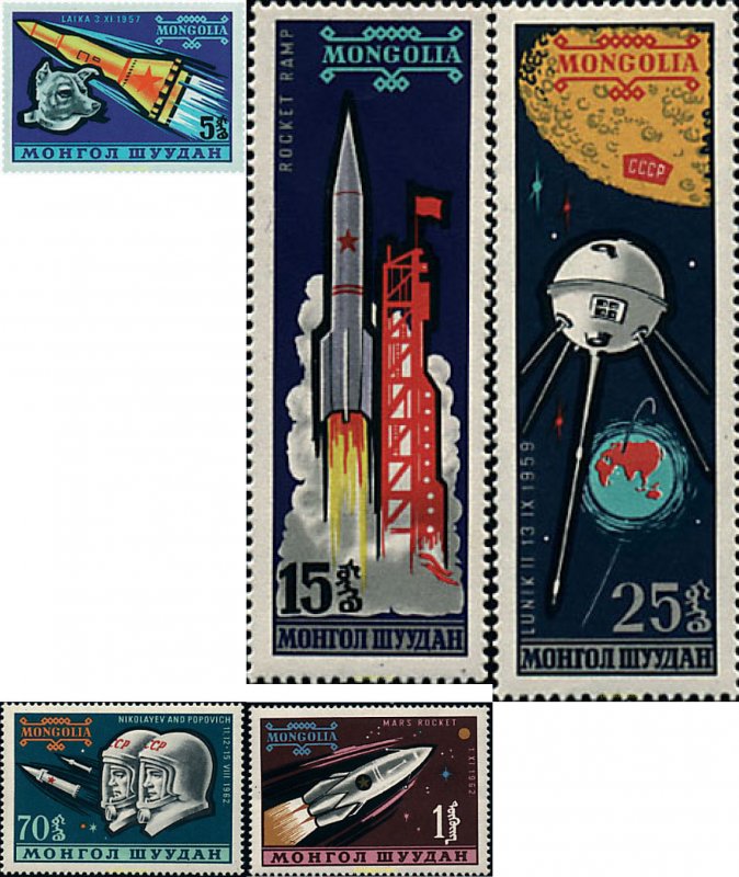 49750 MNH MONGOLIA 1963 CONQUISTA DEL ESPACIO