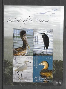 BIRDS - ST VINCENT #3681  MNH