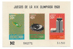 1968 Mexico 998a Summer Olympics MNH S/S