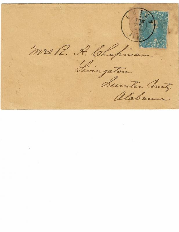 CSA Scott #4b F/VF-On cover. SCV - $500.00