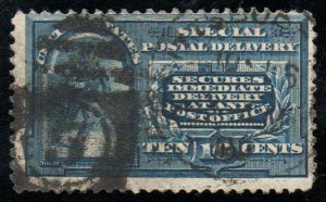 US #E5 Fine+, bold cancel, vivid color!