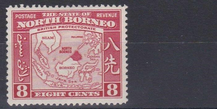 NORTH BORNEO  1939  S G 308  6C   BLUE & CLARET    MH 