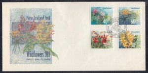 New Zealand Scott 942-5 FDC - Wildflowers