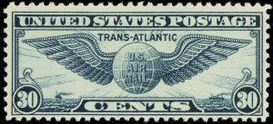 C24, Mint NH 30¢ Wings - Very Fine Stamp (Stock Photo) - Stuart Katz