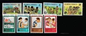 Samoa 383-390 Sets MNH Various (B)