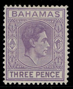 BAHAMAS GVI SG154, 3d violet, M MINT. Cat £16.