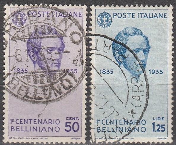 Italy #351-2   F-VF Used  CV $21.60