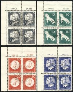 Germany DDR 1961 Sc 570-3 Composer Franz Liszt FDCL Stamp HR