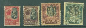 Gambia #121-124 Unused Single (Complete Set)