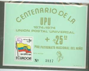 Ecuador #C534 Mint (NH) Souvenir Sheet