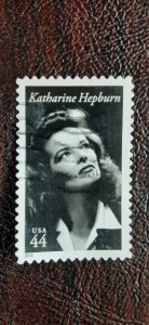 US Scott # 4461; 44c used Katharine Hepburn from 2010; VF/XF centering; off ppr