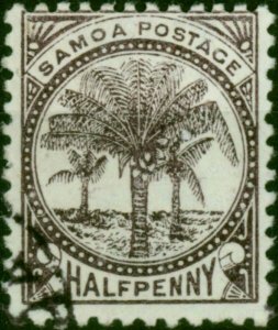 Samoa 1890 1/2d Pale Purple-Brown SG41 V.F.U