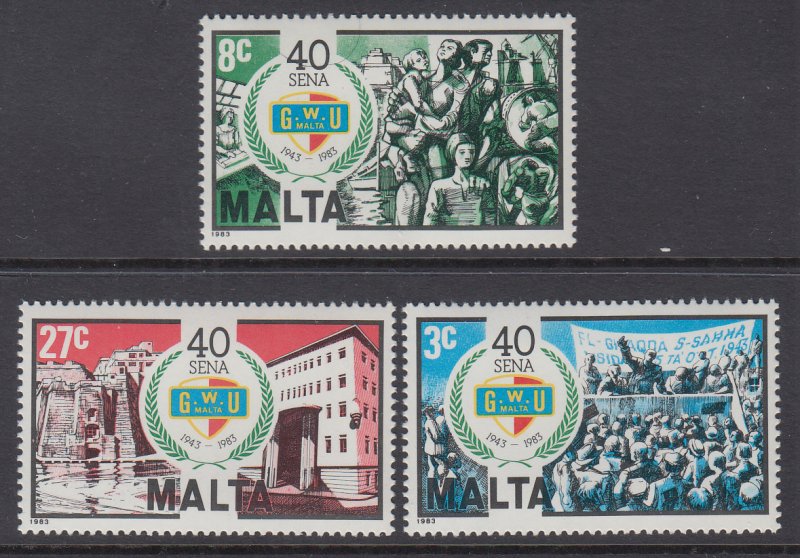 Malta 634-635 MNH VF