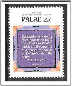 Palau #158 US Constitution Bicentennial MNH