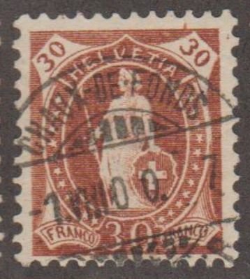 Switzerland Scott #95 Stamp - Used Single