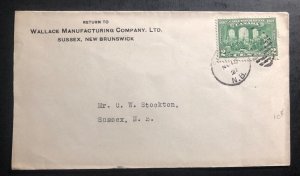 1927 Sussex Canada Wallace Manufacturing Co cover Locally Used