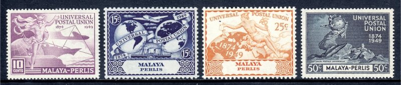 Malaya (Malacca) - Scott #18-21 - MNH - SCV $4.25