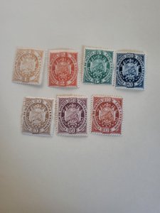 Stamps Bolivia 40-6 never hinged