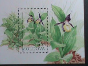 MOLDOVA-1991  LOVELY BEAUTIFUL ORCHIDS  FLOWERS:-MNH-S/S VERY FINE
