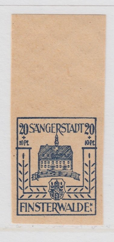 Finsterwalde WWII Germany World War II Local Stamp 1946 20+10pf MNH** A20P4F188-