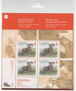 Canada 3129 Big Horn Sheep - sheet of 4  - MNH