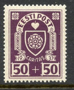 Estonia, # B35, Mint Hinge.