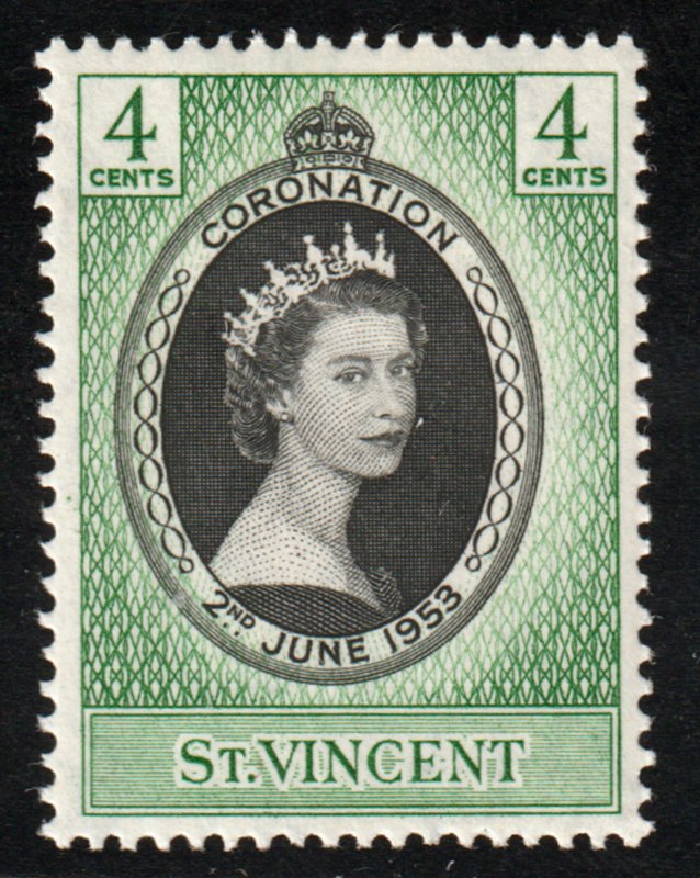 St. Vincent - Queen Elizabeth II Coronation - # 185 M/H