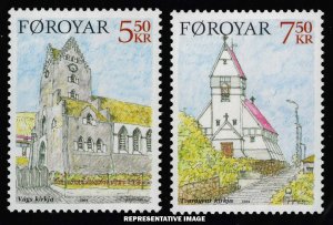 Faroe Islands Scott 449-450 Mint never hinged.