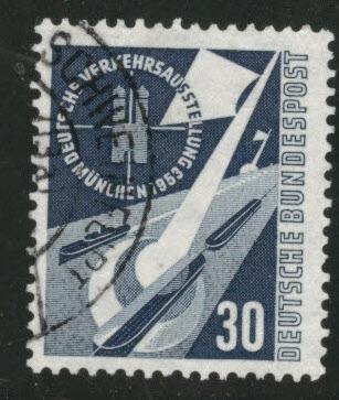 Germany Scott 701 used 1953 Key stamp CV$22.50