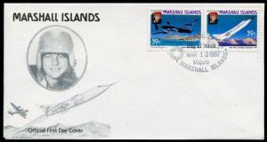 Marshal Islands, FDC, Airplane Aviation x4172