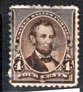 United States Scott # 222, used