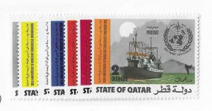 Qatar Sc #347-353 set of 7 OG VF