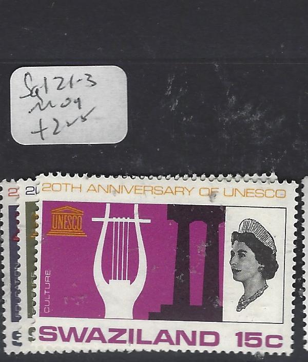 SWAZILAND  (P1510B)  QEII UNESCO     SG 121-3   MOG