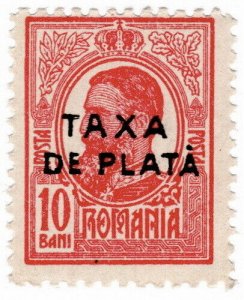 (I.B) Romania Postal : Postage Due 10b