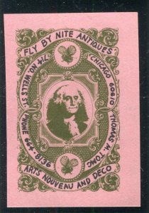 USA GUAM; Unusual 1972 Chicago Letter Service Local issue fine Mint PIECE